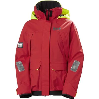 Kobieta Helly Hansen Pier 3.0 Żeglarska Kurtka - Czerwona Kobieta Helly Hansen Pier 3.0 Żeglarska Kurtka - Czerwona