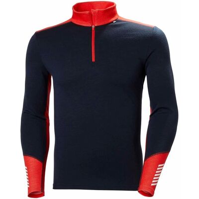 Helly Hansen Herr Lifa Merino Mellanvikt 1/2 Zip Baslager Navy - Baslager Helly Hansen Herr Lifa Merino Mellanvikt 1/2 Zip Baslager Navy - Baslager