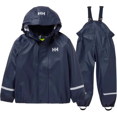 Helly Hansen Kids' Bergen 2.0 Pu Rainset Navy - Regnset Helly Hansen Kids' Bergen 2.0 Pu Rainset Navy - Regnset
