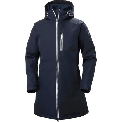 Helly Hansen Women's Long Belfast 3/4 Rain Jacket - Navy Blue - Rain Jacket Helly Hansen Women's Long Belfast 3/4 Rain Jacket - Navy Blue - Rain Jacket