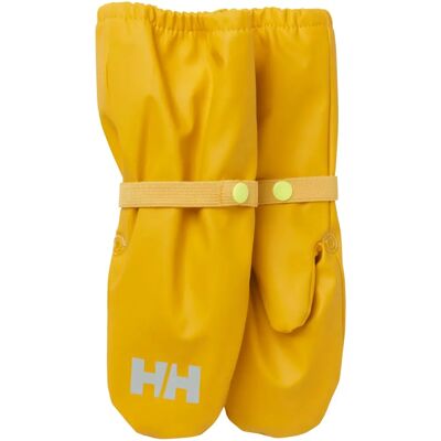 Helly Hansen Kinder Bergen Wasserfeste Fleece-Fäustlinge - Gelb - 4 Helly Hansen Kinder Bergen Wasserfeste Fleece-Fäustlinge - Gelb - 4