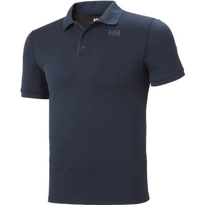Helly Hansen Men’s Navy Polo Shirt - UPF 50+ - Recycled Polyester Helly Hansen Men’s Navy Polo Shirt - UPF 50+ - Recycled Polyester
