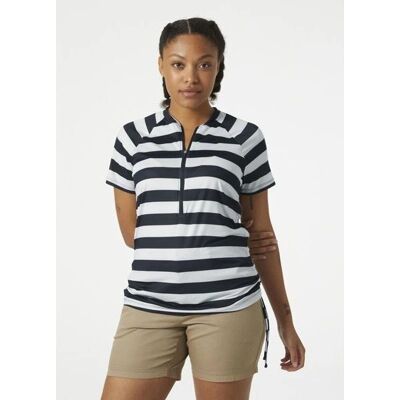 Tricou pentru femei Helly Hansen Siren cu jumătate de fermoar și uscare rapidă M - Marina Tricou pentru femei Helly Hansen Siren cu jumătate de fermoar și uscare rapidă M - Marina