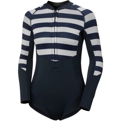 Helly Hansen Dam Waterwear långärmad våtdräkt - Blå navy randig - Våtdräkt Helly Hansen Dam Waterwear långärmad våtdräkt - Blå navy randig - Våtdräkt