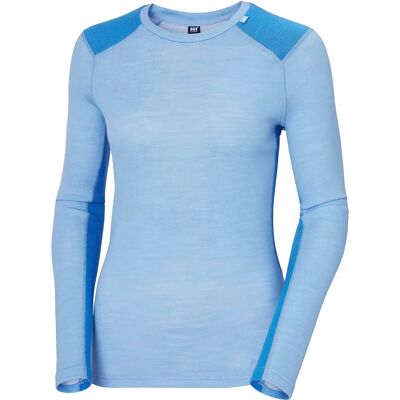 Helly Hansen Women's Lifa Merino Midweight Crew - Blue - Base Layer Helly Hansen Women's Lifa Merino Midweight Crew - Blue - Base Layer