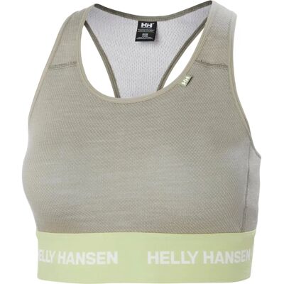 Helly Hansen Reggiseno in Lana Merino di Peso Medio - Grigio - Supportivo Helly Hansen Reggiseno in Lana Merino di Peso Medio - Grigio - Supportivo