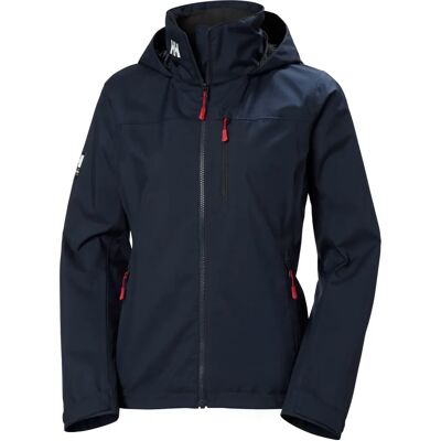 Helly Hansen Marineblau Crew Kapuzen-Segeljacke - Jacke Helly Hansen Marineblau Crew Kapuzen-Segeljacke - Jacke