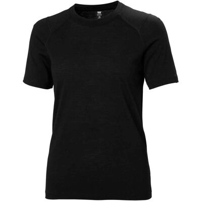 Helly Hansen Durawool T-shirt - Zwart - Vrouw - Lichtgewicht basislaag Helly Hansen Durawool T-shirt - Zwart - Vrouw - Lichtgewicht basislaag