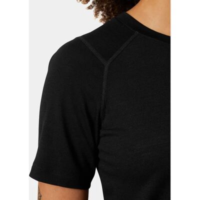 Helly Hansen Durawool T-Shirt M - Zwart - Basislaag Helly Hansen Durawool T-Shirt M - Zwart - Basislaag