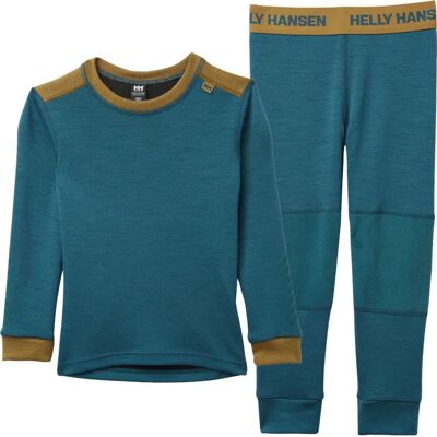 Helly Hansen Kids' LIFA Merino Wool Base Layer Set - Unisex Helly Hansen Kids' LIFA Merino Wool Base Layer Set - Unisex
