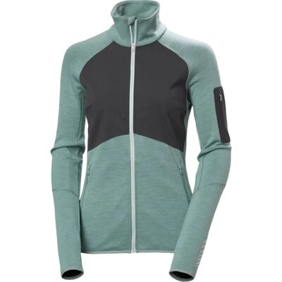 Helly Hansen Dam Lifa Merino Mellanlager Jacka - Grön - Mellanlagerjacka Helly Hansen Dam Lifa Merino Mellanlager Jacka - Grön - Mellanlagerjacka