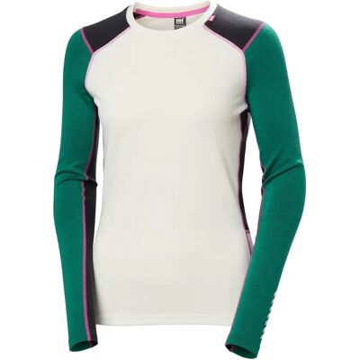 Helly Hansen Damen Lifa Merino Midweight Crew Base Layer - Grün - Damen Helly Hansen Damen Lifa Merino Midweight Crew Base Layer - Grün - Damen