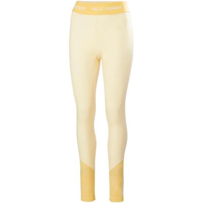Helly Hansen Women's Lifa Merino Midweight Base Layer Trousers - Yellow Helly Hansen Women's Lifa Merino Midweight Base Layer Trousers - Yellow
