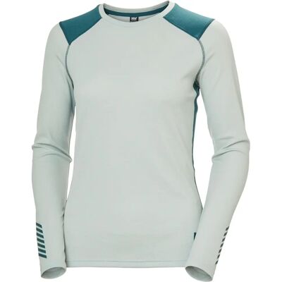 Helly Hansen Damen Lifa Active Crew Leichtes Basisschicht - Grün Mist - Damen Helly Hansen Damen Lifa Active Crew Leichtes Basisschicht - Grün Mist - Damen