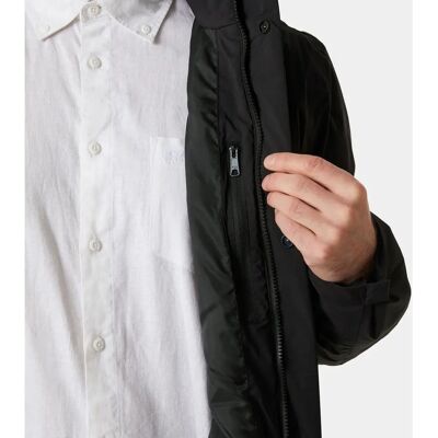 Impermeabile Urban Pro Isolato da Uomo - Nero - Cappotto di Pioggia Impermeabile Urban Pro Isolato da Uomo - Nero - Cappotto di Pioggia