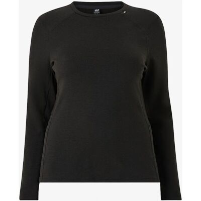 Helly Hansen Women's LIFA Merino Midweight Crew Shirt - Black - Shirt Helly Hansen Women's LIFA Merino Midweight Crew Shirt - Black - Shirt