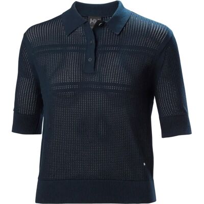 Helly Hansen Damski Salt Knit Polo Granatowy - Koszulka polo Helly Hansen Damski Salt Knit Polo Granatowy - Koszulka polo