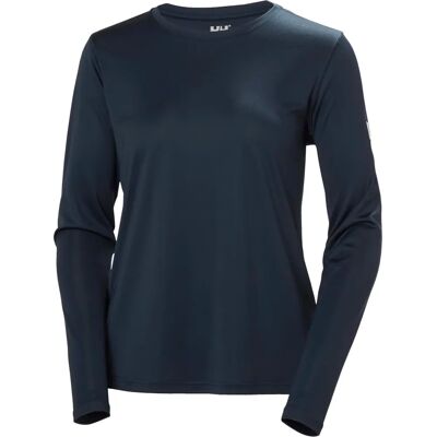 Helly Hansen Damen Tech Crew Langarm 2.0 Marineblau - Langärmiges Hemd - Outdoor Aktivkleidung Helly Hansen Damen Tech Crew Langarm 2.0 Marineblau - Langärmiges Hemd - Outdoor Aktivkleidung