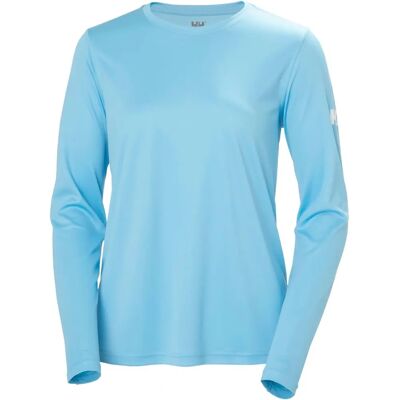 Helly Hansen Damen Tech Crew Long Sleeve - Blau - Langärmiges Shirt Helly Hansen Damen Tech Crew Long Sleeve - Blau - Langärmiges Shirt