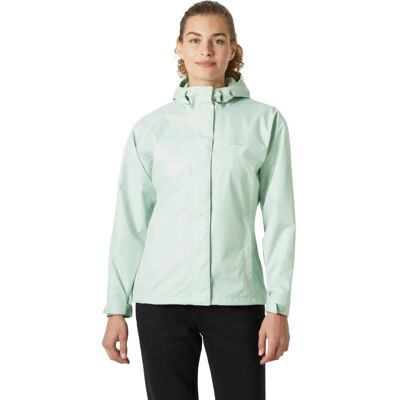 Helly Hansen Women's Seven J Breathable Rain Jacket - Green Mist - Rain Jacket Helly Hansen Women's Seven J Breathable Rain Jacket - Green Mist - Rain Jacket