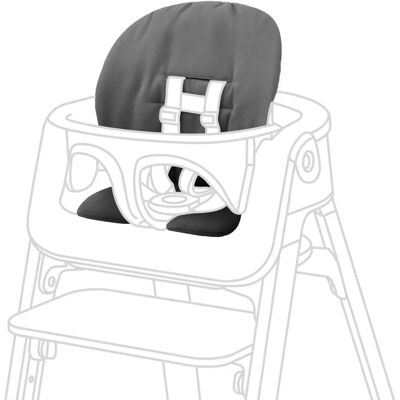 Stokke Steps Kussen Herringbone Grey - Kinderstoel Baby Set Stokke Steps Kussen Herringbone Grey - Kinderstoel Baby Set