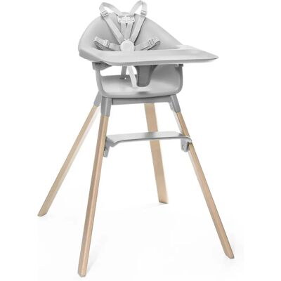 Sedia alta Stokke Clikk - Grigia, Regolabile, Leggera Sedia alta Stokke Clikk - Grigia, Regolabile, Leggera