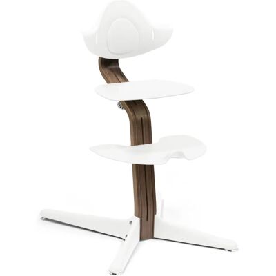 Stokke Walnut White Ergonomischer Kinderstuhl & Hochstuhl-Set Stokke Walnut White Ergonomischer Kinderstuhl & Hochstuhl-Set