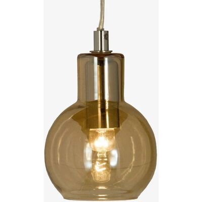 Aneta Lighting Leah Pendel Amber Glas 4m E14 - Loftlampe Aneta Lighting Leah Pendel Amber Glas 4m E14 - Loftlampe