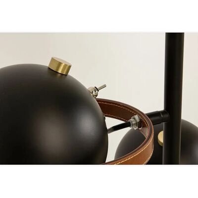 Aneta Lighting Bow gulvlampe - Justerbar 3-arm, Sort/Hvid/Braun/Kobber Aneta Lighting Bow gulvlampe - Justerbar 3-arm, Sort/Hvid/Braun/Kobber