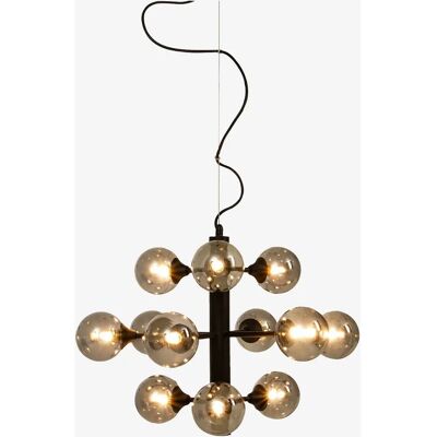 Aneta Lighting Cosmos Loftlampe Sort Røggrå - Loftlampe Aneta Lighting Cosmos Loftlampe Sort Røggrå - Loftlampe