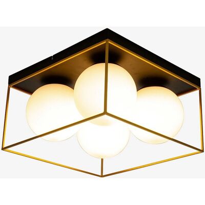 ASTRO taklampa från Aneta Lighting - Metall Glas E27 IP20 ASTRO taklampa från Aneta Lighting - Metall Glas E27 IP20