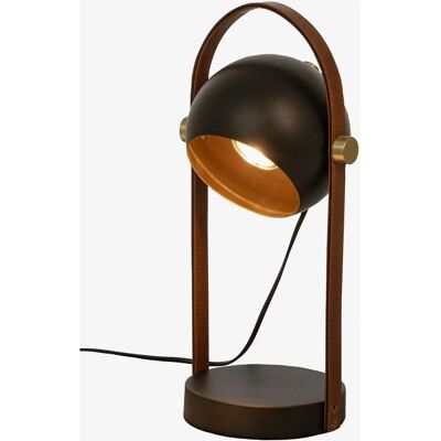 Bow Bordlampe fra Aneta Lighting - Justerbar Metal og Læder - IP20 Bow Bordlampe fra Aneta Lighting - Justerbar Metal og Læder - IP20