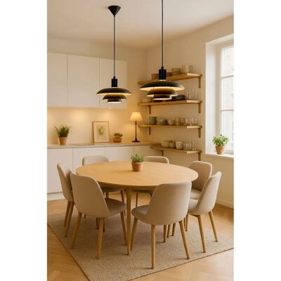 Aneta Lighting Epsilon Musta Riippuvalaisin - Keittiön Valaistus Aneta Lighting Epsilon Musta Riippuvalaisin - Keittiön Valaistus
