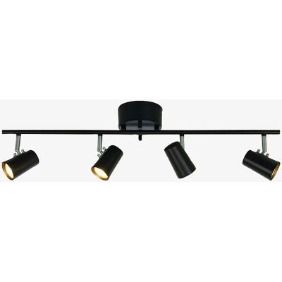 Aneta Lighting Pilot Loftlampe - Justerbar 4-lys Metal Sort Aneta Lighting Pilot Loftlampe - Justerbar 4-lys Metal Sort
