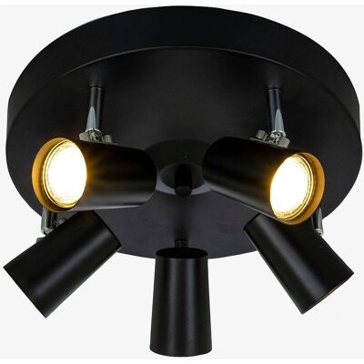 Aneta Lighting Pilot Spotlight - Sort/Krom Unisex Aneta Lighting Pilot Spotlight - Sort/Krom Unisex