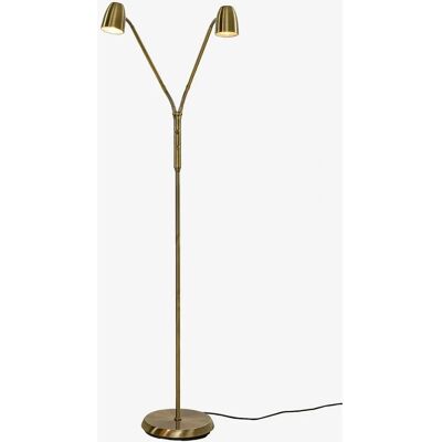 Aneta Lighting Sandnes Gulvlampe - Justerbare dobbelt skærm - Klassisk design Aneta Lighting Sandnes Gulvlampe - Justerbare dobbelt skærm - Klassisk design