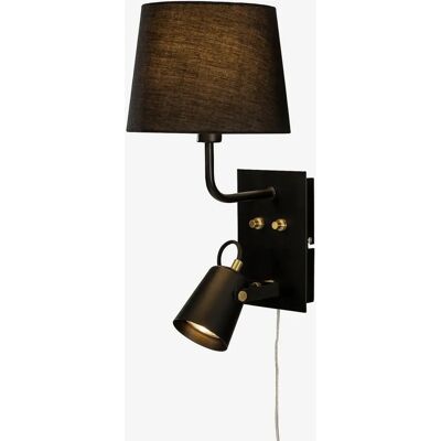Aneta Lighting Metz Vegglampe - Svart - Justerbar Leselampe - Tidløst Design Aneta Lighting Metz Vegglampe - Svart - Justerbar Leselampe - Tidløst Design