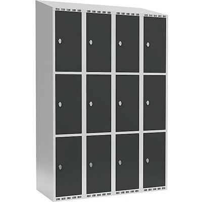 Kaiserkraft Stauraumschrank - Stahl, Abschließbar, Modernes Design Kaiserkraft Stauraumschrank - Stahl, Abschließbar, Modernes Design