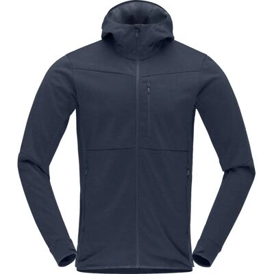 Norrøna Falketind Warm2 Octa Hood Fleece - Indigo Night - Fleecejacke Norrøna Falketind Warm2 Octa Hood Fleece - Indigo Night - Fleecejacke