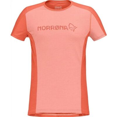 Norrona Falketind Equaliser Merino T-Shirt - Pfirsich Bernstein - Outdoor Norrona Falketind Equaliser Merino T-Shirt - Pfirsich Bernstein - Outdoor