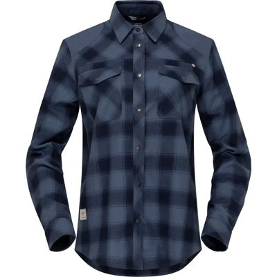 Norrøna Femund Flannel Shirt W's Navy Blazer S - Hemd Norrøna Femund Flannel Shirt W's Navy Blazer S - Hemd