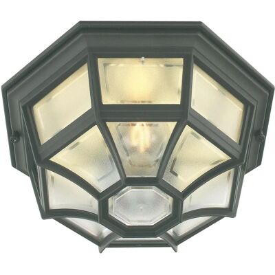 Norlys Latina Utendørs Taklampe - Svart - Holdbart Frostsikkert Polykarbonat Norlys Latina Utendørs Taklampe - Svart - Holdbart Frostsikkert Polykarbonat