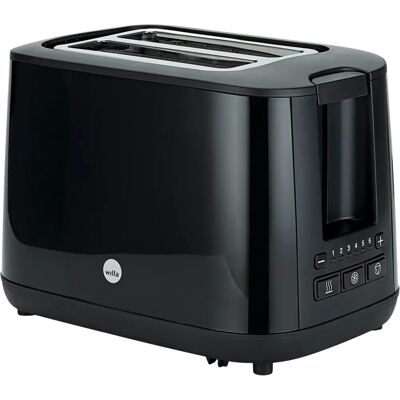 Wilfa Brødrister - 6 tykkelsesinnstillinger - 2 skiver - 1000W - Svart Wilfa Brødrister - 6 tykkelsesinnstillinger - 2 skiver - 1000W - Svart