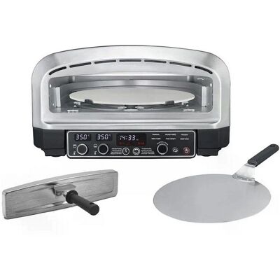 Wilfa Marke Crust Pizzauuni - Leistungsstark 2200W, Schwarz Wilfa Marke Crust Pizzauuni - Leistungsstark 2200W, Schwarz