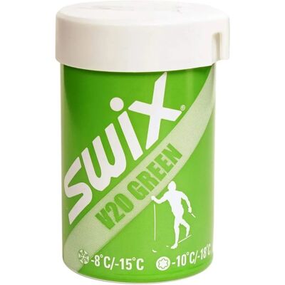 Swix V20 Zelená tvrdá vosk - Na studený sníh Swix V20 Zelená tvrdá vosk - Na studený sníh