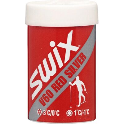 Swix V60 Cire dure Rouge/Argent - Équipement de ski Swix V60 Cire dure Rouge/Argent - Équipement de ski