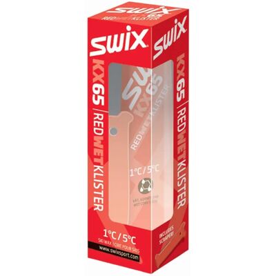 Swix KX65 Rød Klister - Temperatur -2°C til +4°C - Skiutstyr Swix KX65 Rød Klister - Temperatur -2°C til +4°C - Skiutstyr