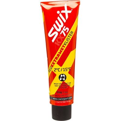 Swix KX75 Rød Ekstra Våt Skivoks - For Våt Snø Swix KX75 Rød Ekstra Våt Skivoks - For Våt Snø