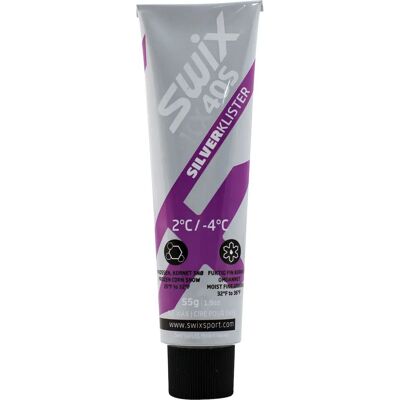 Swix KX40S Sølv Klister -4°C til 2°C - Skiutstyr Swix KX40S Sølv Klister -4°C til 2°C - Skiutstyr
