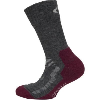 Ulvang Spesial Jr Sokker - 28-30 Charcoal Melange/Fig Ulvang Spesial Jr Sokker - 28-30 Charcoal Melange/Fig